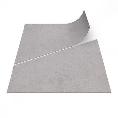 LVT-PLAAT Allura Dryback 0.7 Material light cement trapezoid 63732DR7